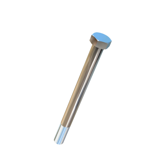 Titanium 1-1/8-12 X 13 inch UNF Allied Titanium Hex Head Bolt (No Dimple)